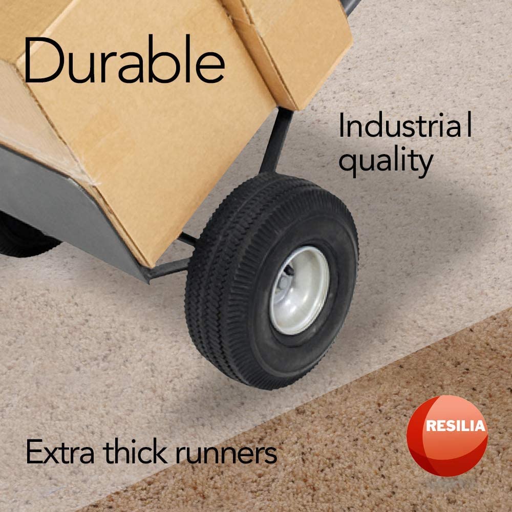 Resilia Premium Heavy Duty Floor Runner/Protector for Carpet Floors - Skid-Resistant, Clear, Plastic Vinyl, Clear Mosaic, 27 Inches x 12 Feet