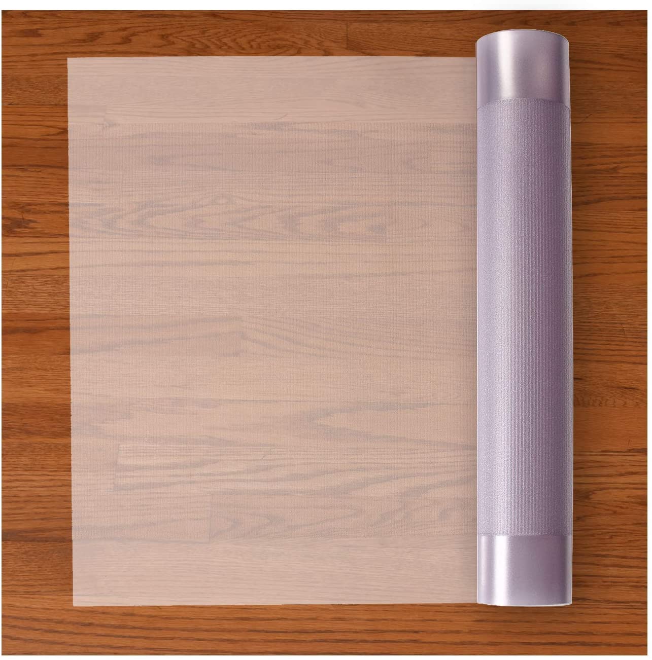 Resilia Premium Floor Protector for Hardwood Floors Easy-to-Clean Heavy Duty Plastic Vinyl Clear American Modern 27 Inches x 25 Feet for